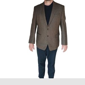 Lauren Ralph Lauren Blazer Jacket Mens size 42R Brown Used